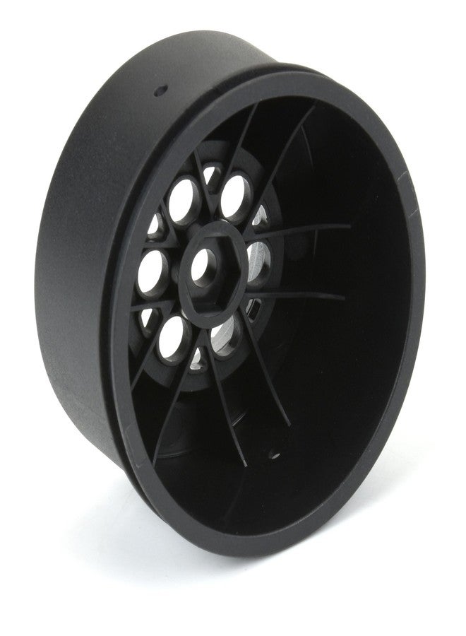 برو لاين عجلات Pro-line Racing Showtime+ سوداء/فضية عدد 2 لسيارة Losi Mini No-Prep Drag Car الخلفية PRO283413 - Image 3